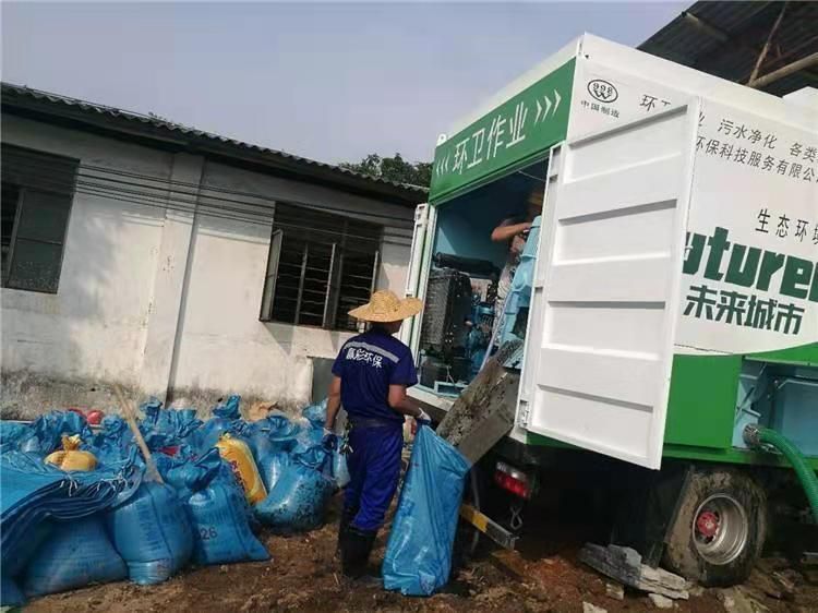 桐庐工业污泥压干处理